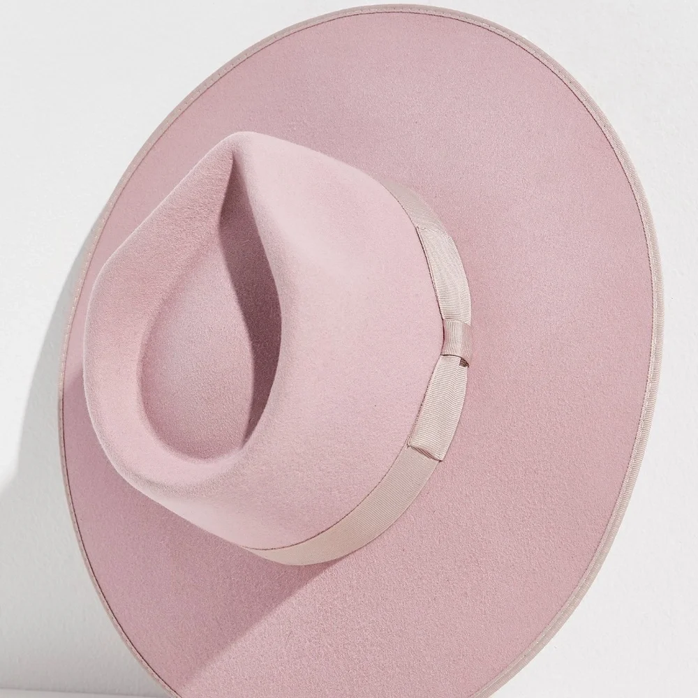 LACK OF COLOR DUSTY PURPLE DREAMER RANCHER WESTERN WOOL FEDORA HAT NWT - Picture 4 of 7